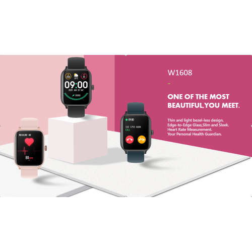Relógios inteligentes de 1.69 polegadas com monitor de frequência cardíaca